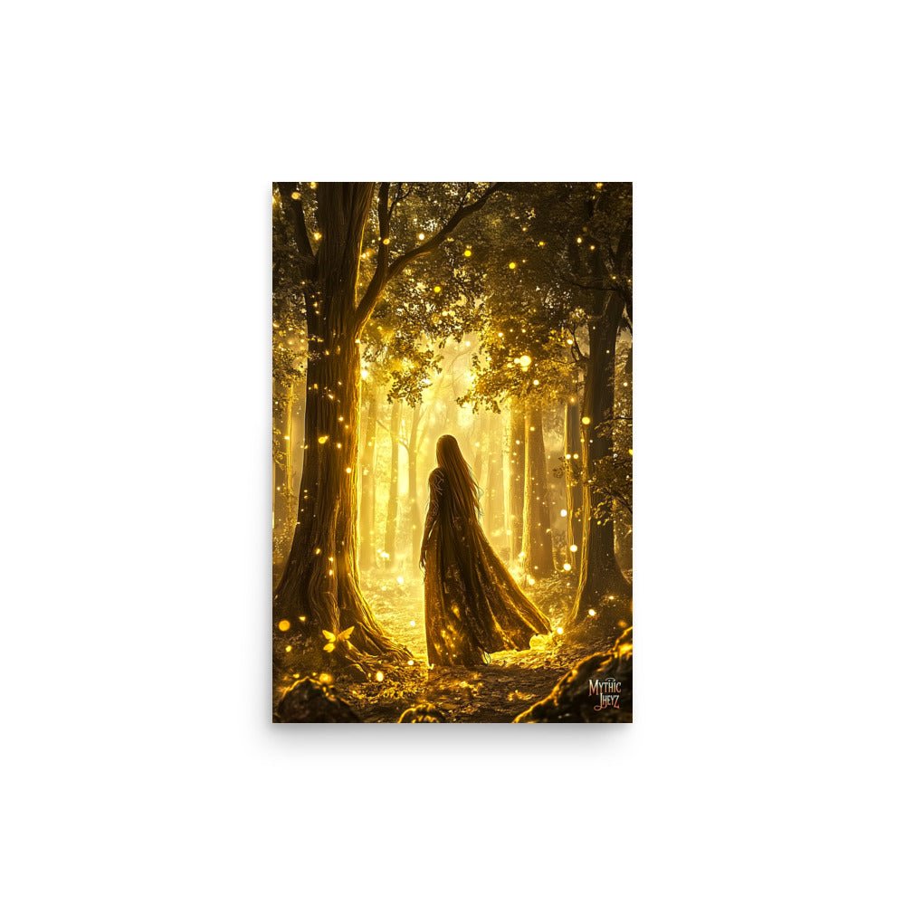 Golden Enchantment Photo Paper Poster - Mythic Jheyz Collection - BBairt