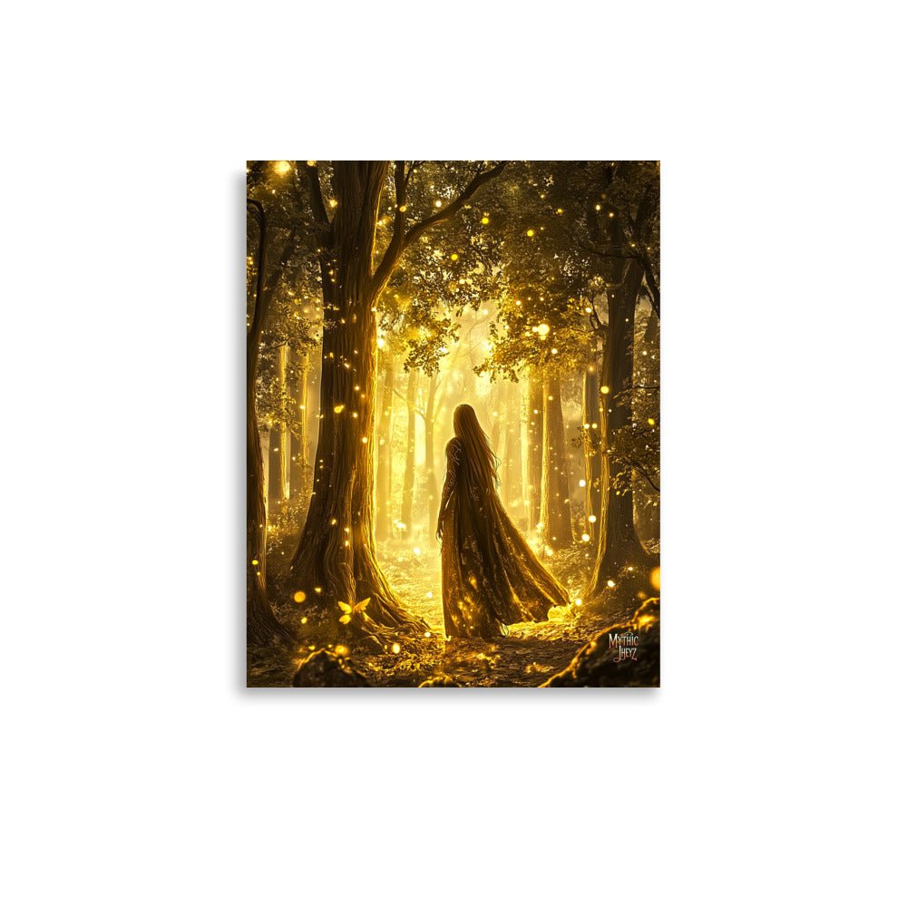 Golden Enchantment Photo Paper Poster - Mythic Jheyz Collection - BBairt