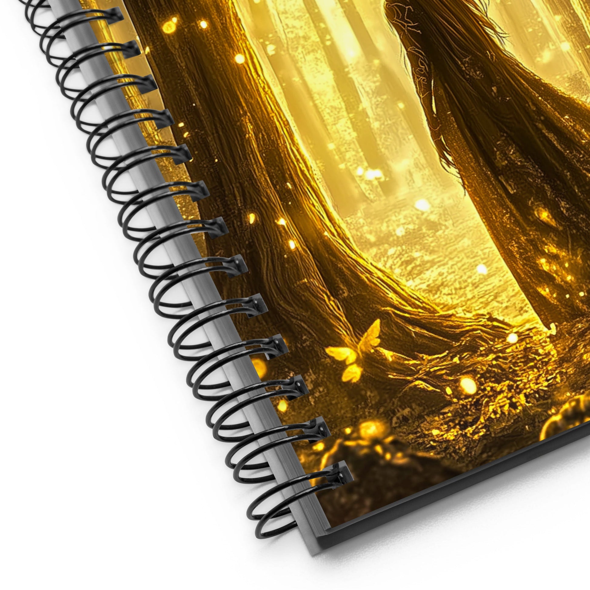 Golden Enchantment Spiral Notebook - Mythic Jheyz Collection - BBairt