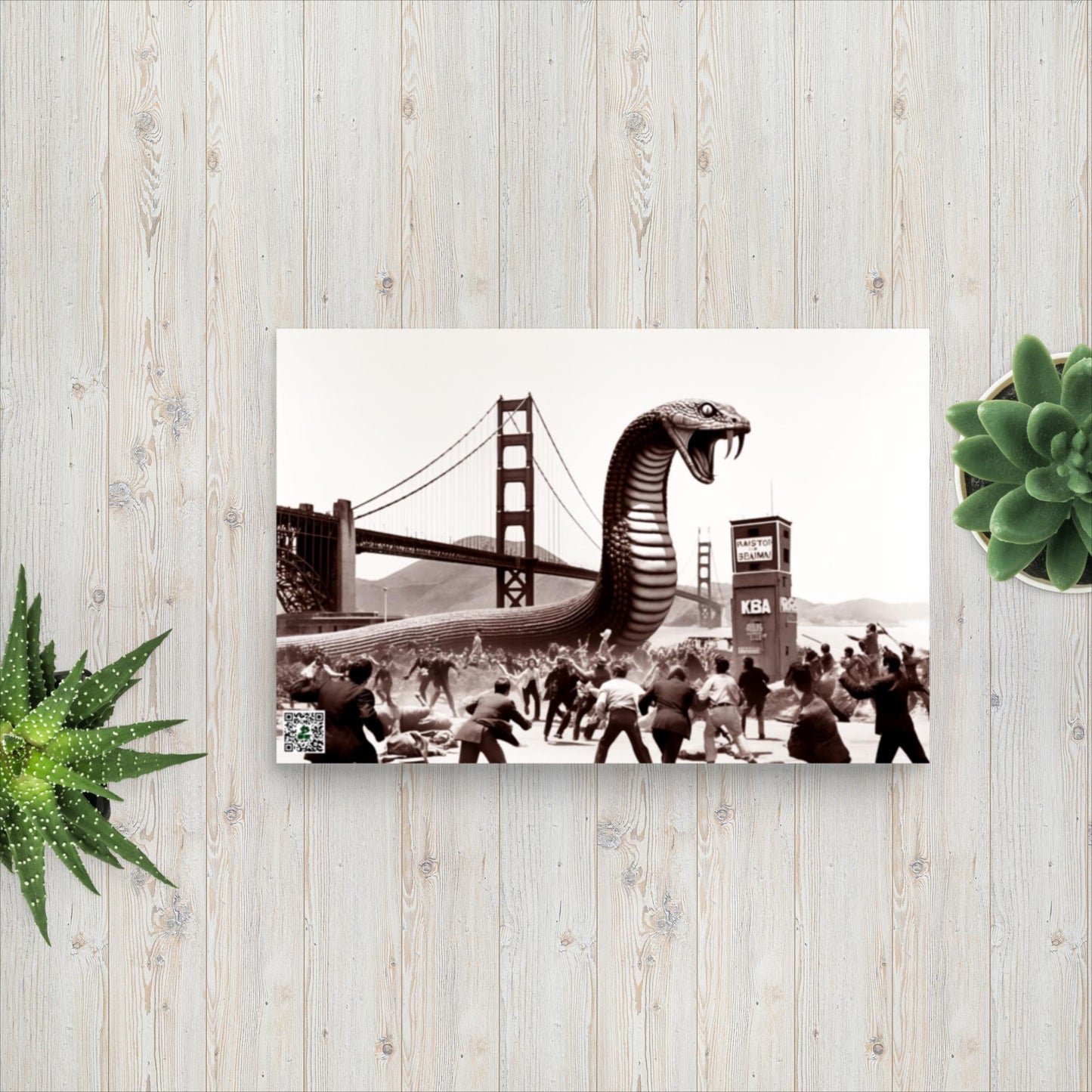 Golden Gatecrasher - Photo paper poster - BBairt