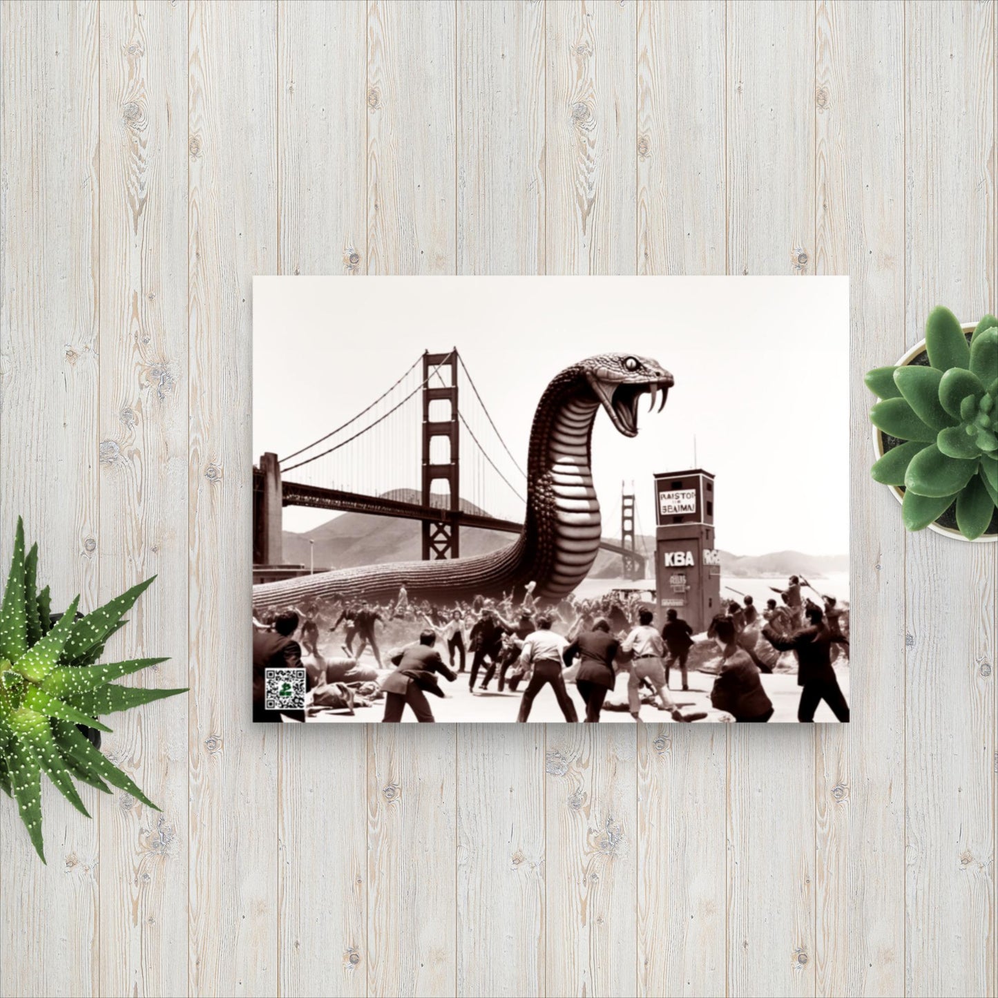 Golden Gatecrasher - Photo paper poster - BBairt