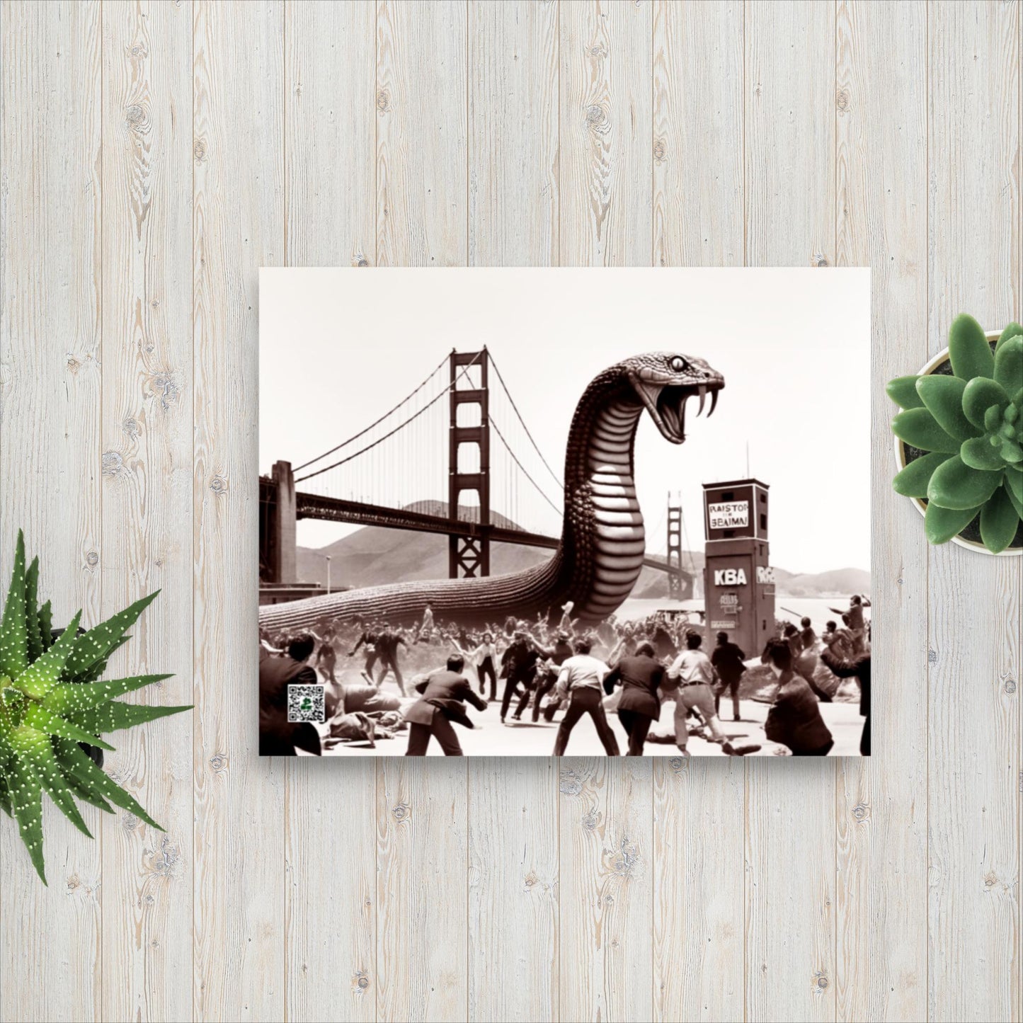 Golden Gatecrasher - Photo paper poster - BBairt