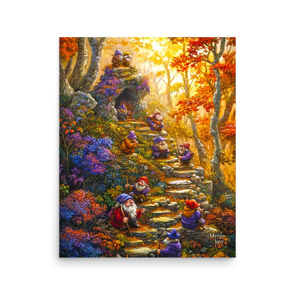 Golden Trail Photo Paper Poster - Mythic Jheyz Collection - BBairt
