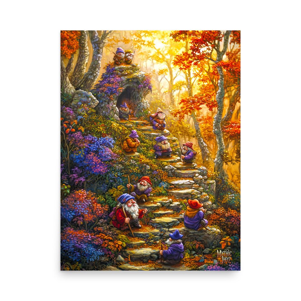 Golden Trail Photo Paper Poster - Mythic Jheyz Collection - BBairt