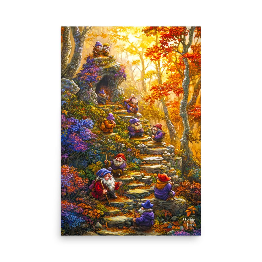 Golden Trail Photo Paper Poster - Mythic Jheyz Collection - BBairt