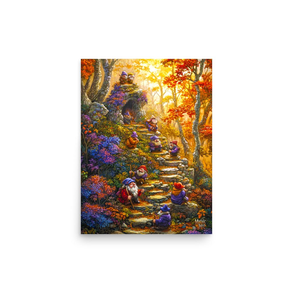 Golden Trail Photo Paper Poster - Mythic Jheyz Collection - BBairt