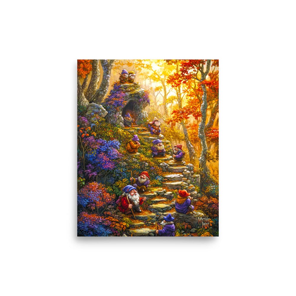 Golden Trail Photo Paper Poster - Mythic Jheyz Collection - BBairt