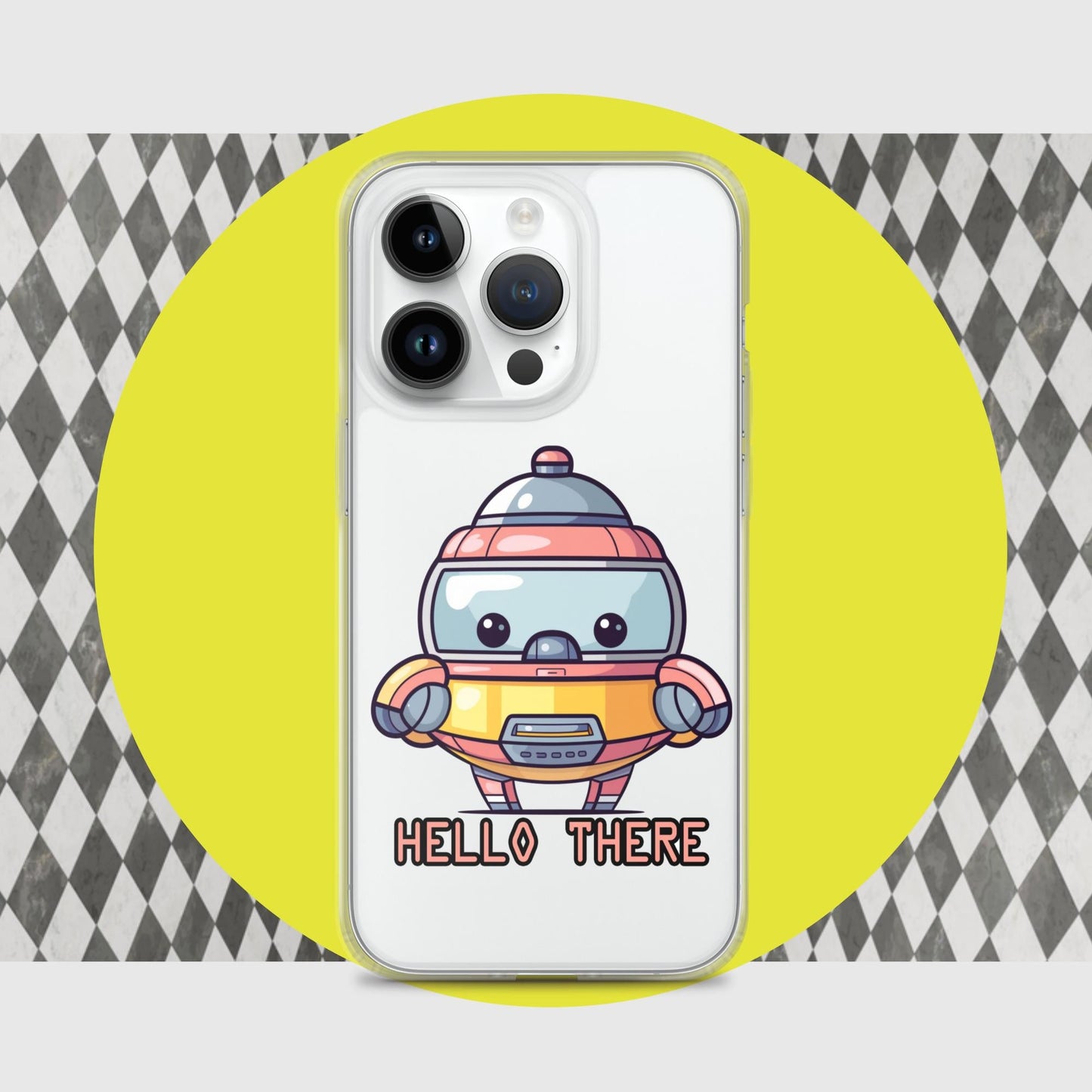 Greetbot Grinwell - Clear Case for iPhone® - BBairt