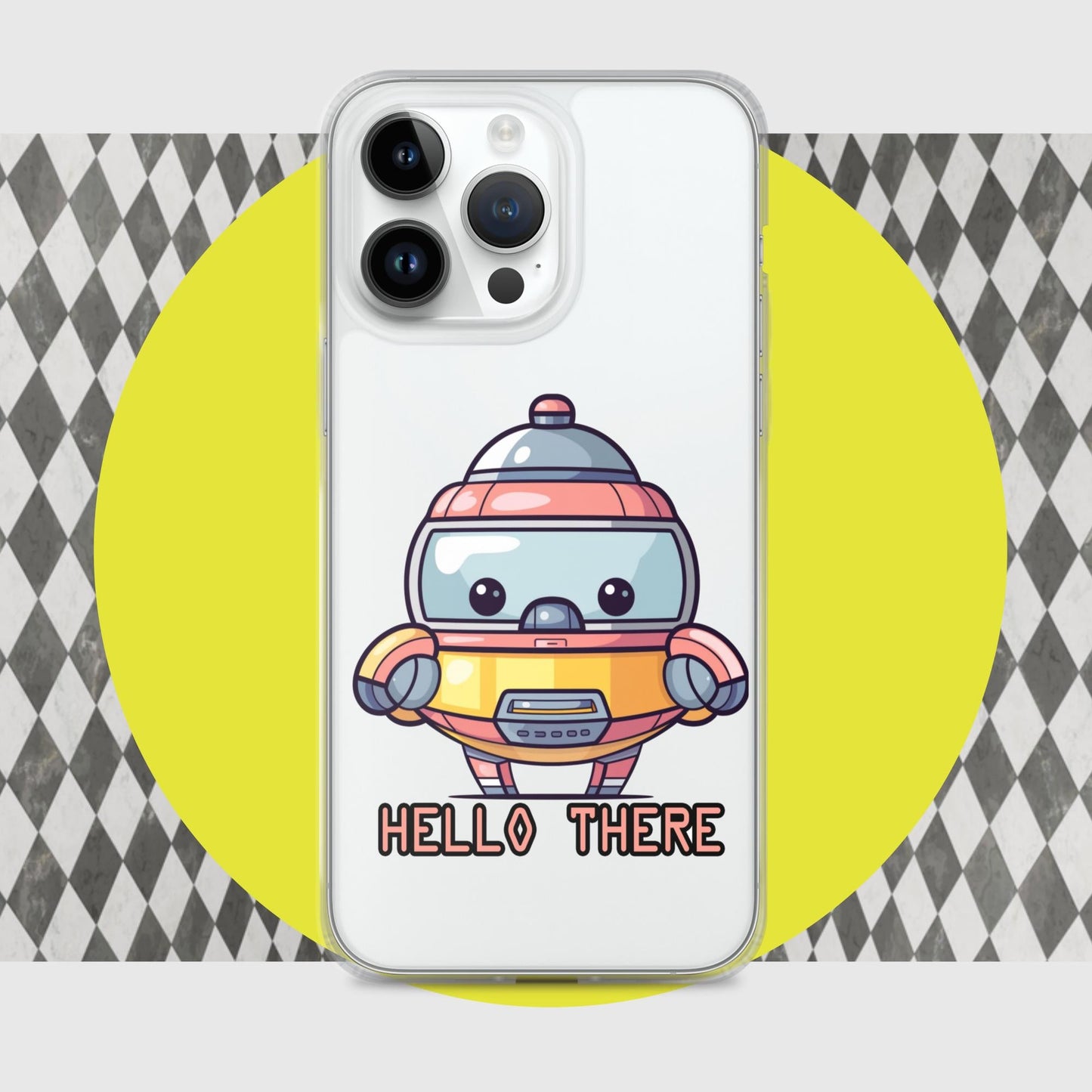 Greetbot Grinwell - Clear Case for iPhone® - BBairt