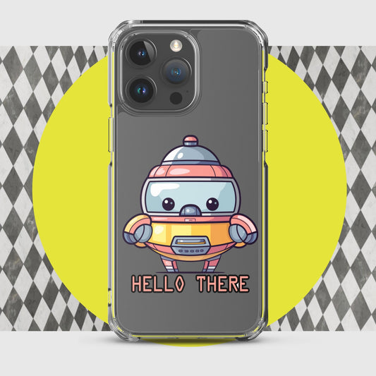 Greetbot Grinwell - Clear Case for iPhone® - BBairt