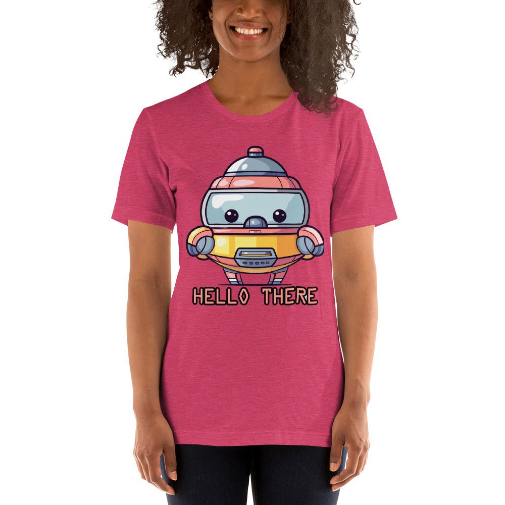Greetbot Grinwell - Unisex t-shirt - BBairt
