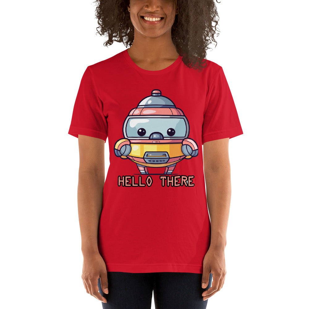 Greetbot Grinwell - Unisex t-shirt - BBairt