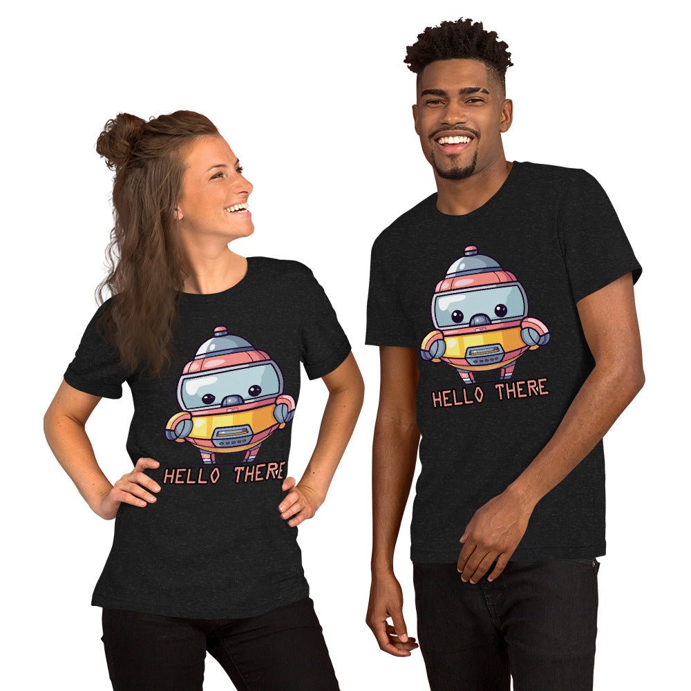 Greetbot Grinwell - Unisex t-shirt - BBairt