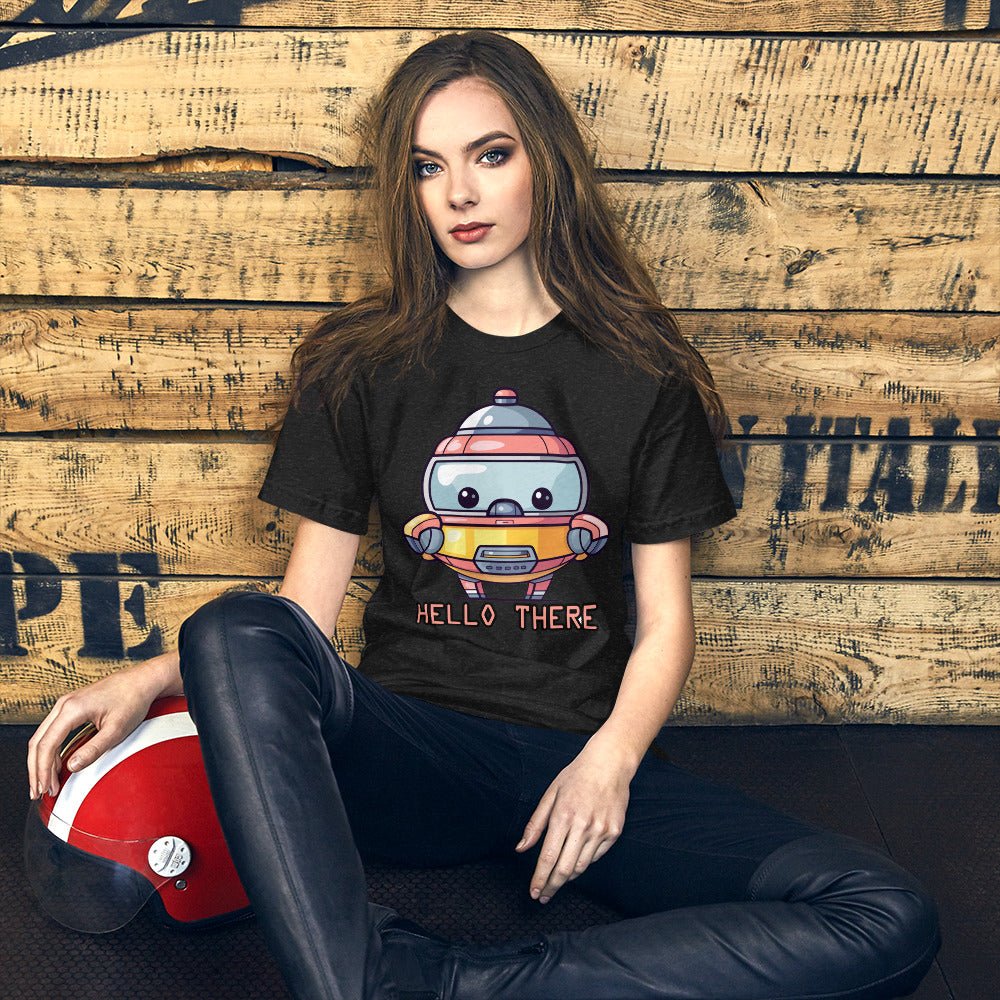 Greetbot Grinwell - Unisex t-shirt - BBairt