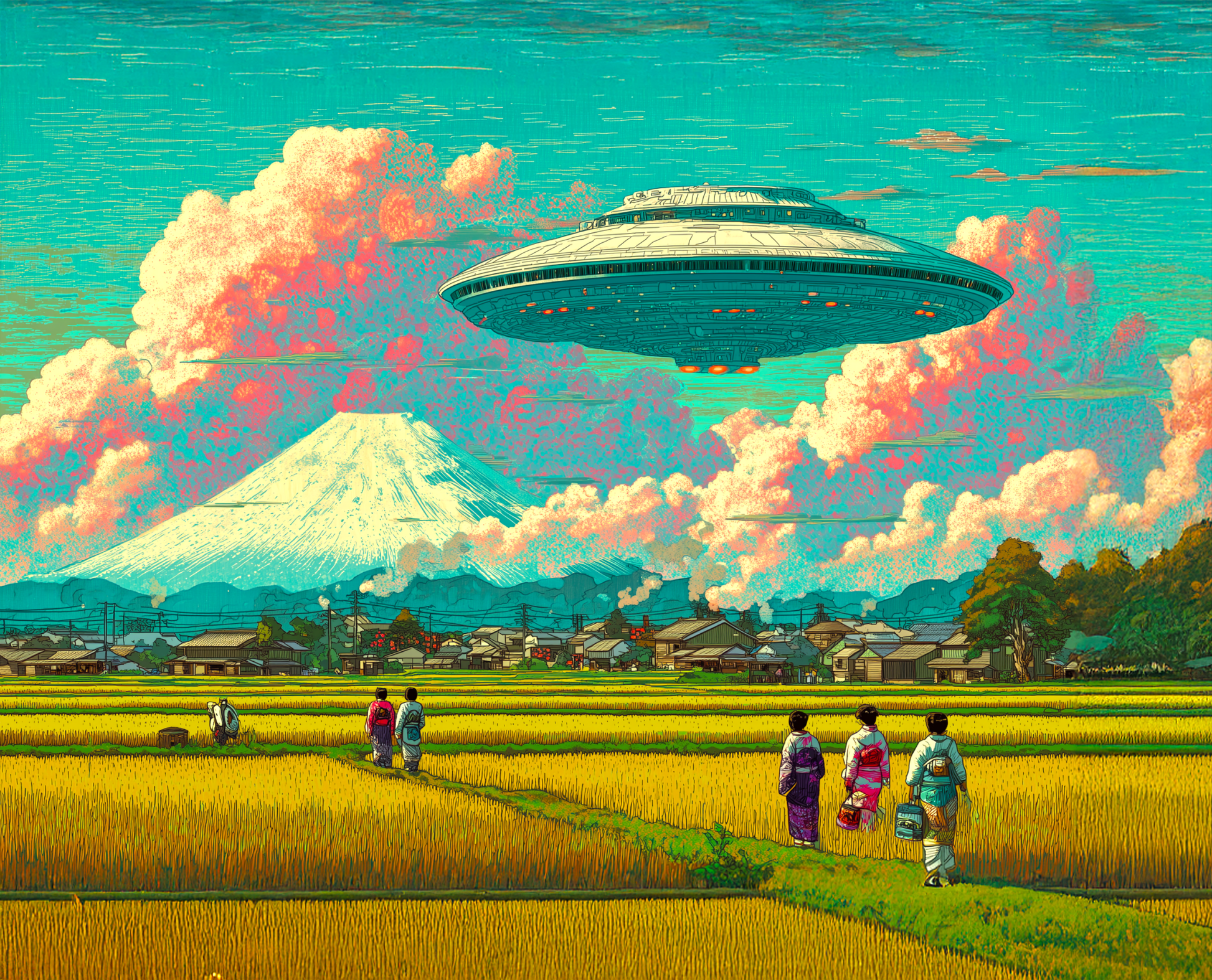 Harvest of the Visitor - Desk Mat - BBairt