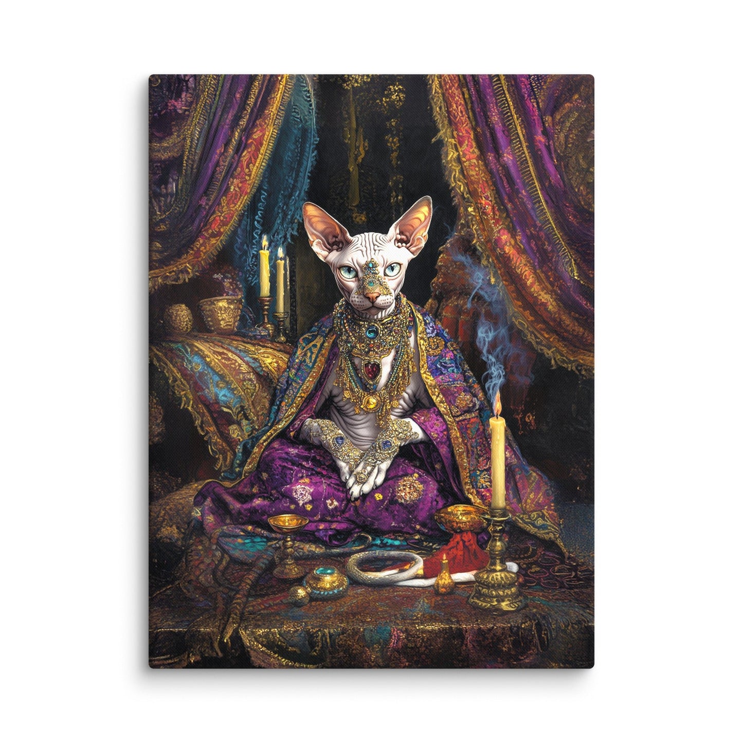 Her Majesty Sphinxara – Canvas Print - BBairt
