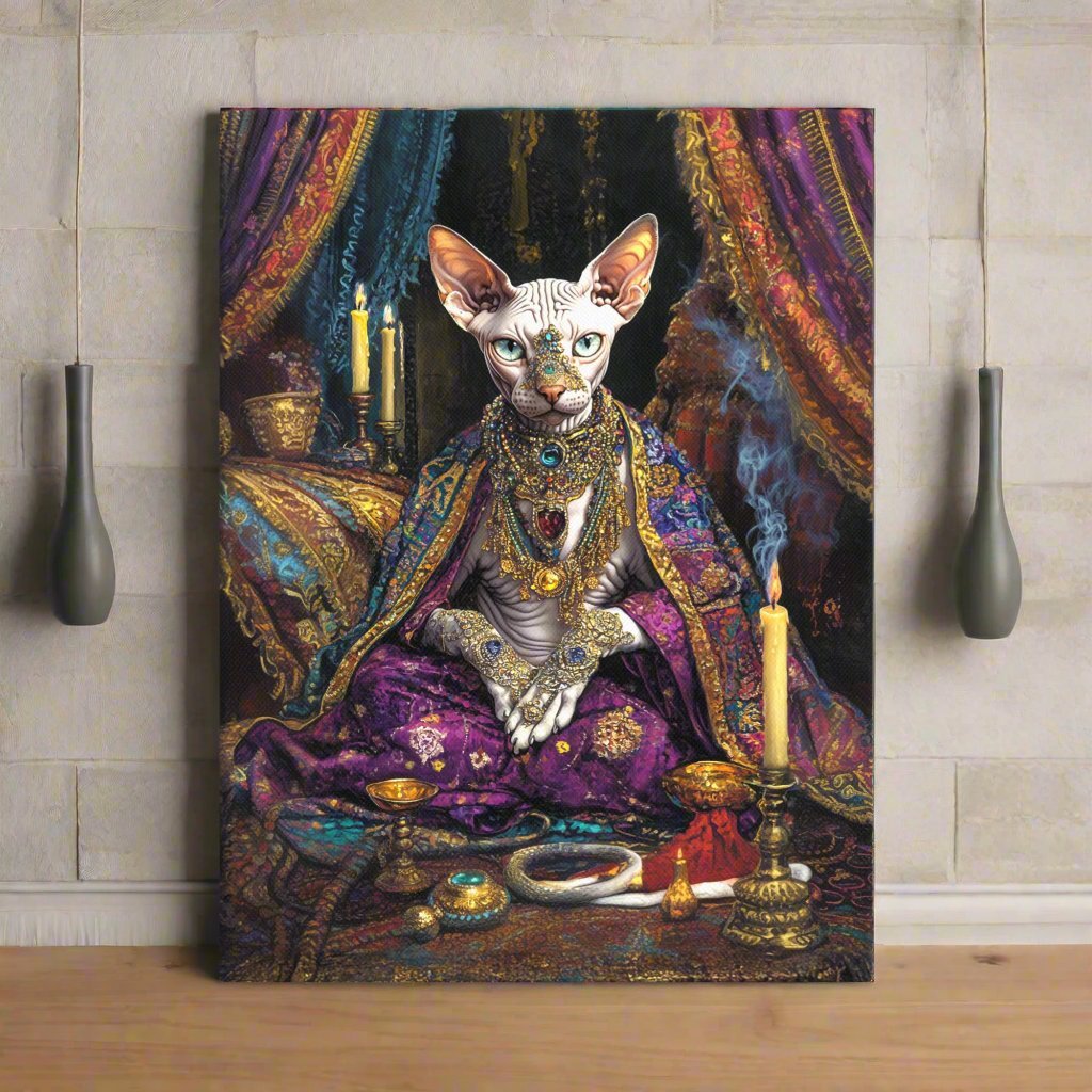 Her Majesty Sphinxara – Canvas Print - BBairt
