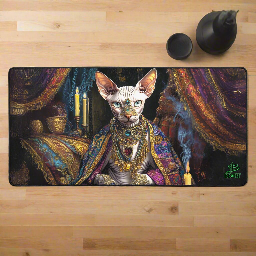 Her Majesty Sphinxara - Desk Mat - BBairt