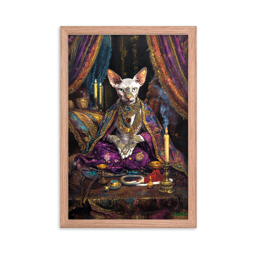 Her Majesty Sphinxara – Framed Photo Paper Poster - BBairt