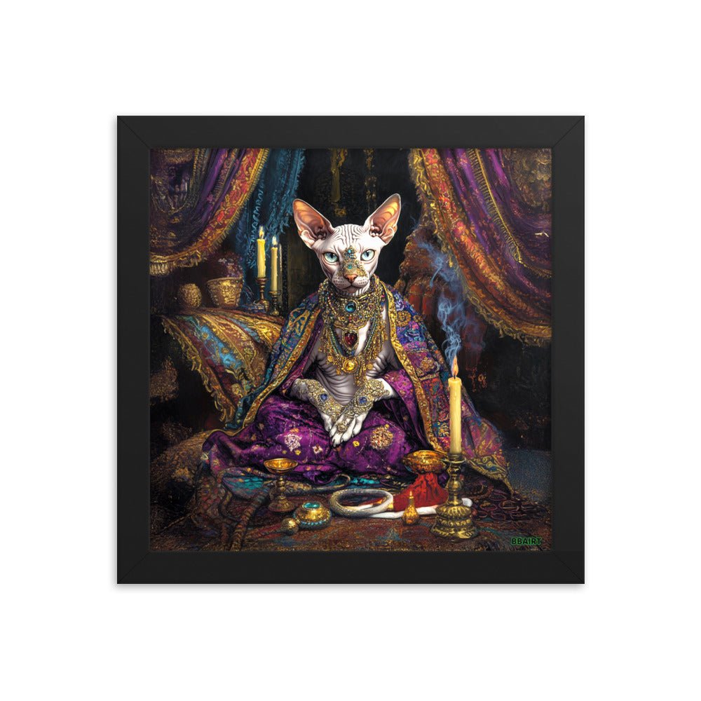 Her Majesty Sphinxara – Framed Photo Paper Poster - BBairt