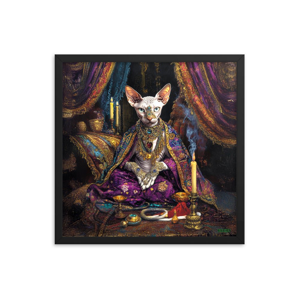 Her Majesty Sphinxara – Framed Photo Paper Poster - BBairt