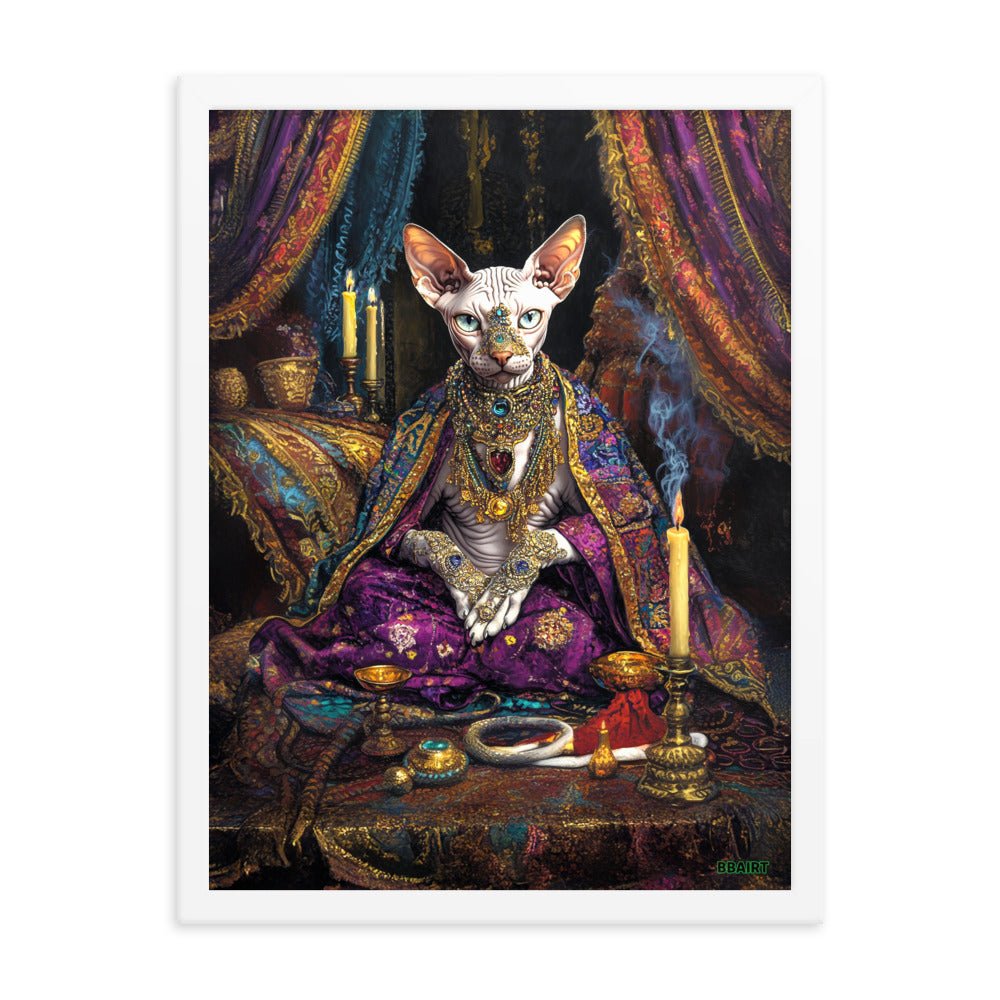 Her Majesty Sphinxara – Framed Photo Paper Poster - BBairt