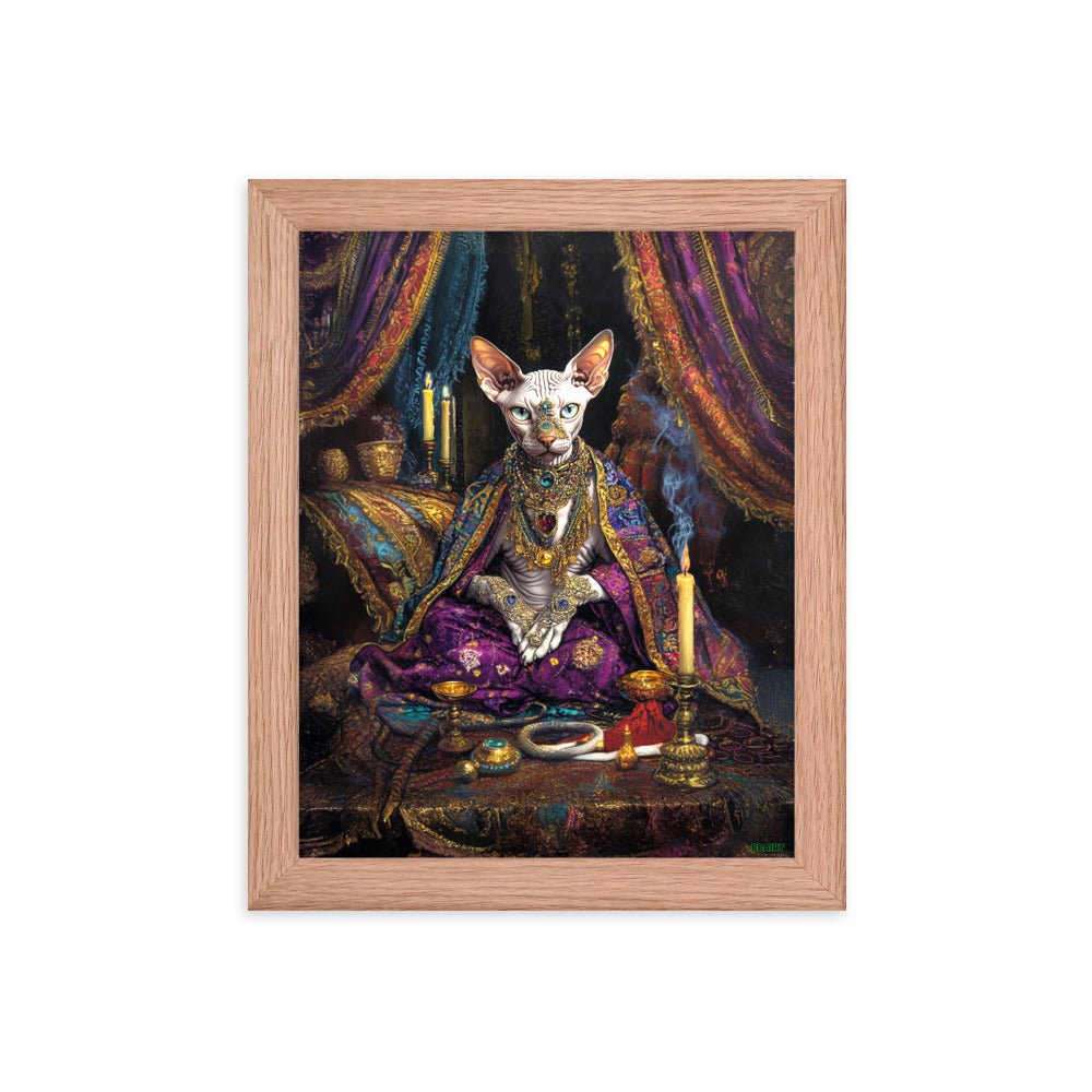 Her Majesty Sphinxara – Framed Photo Paper Poster - BBairt