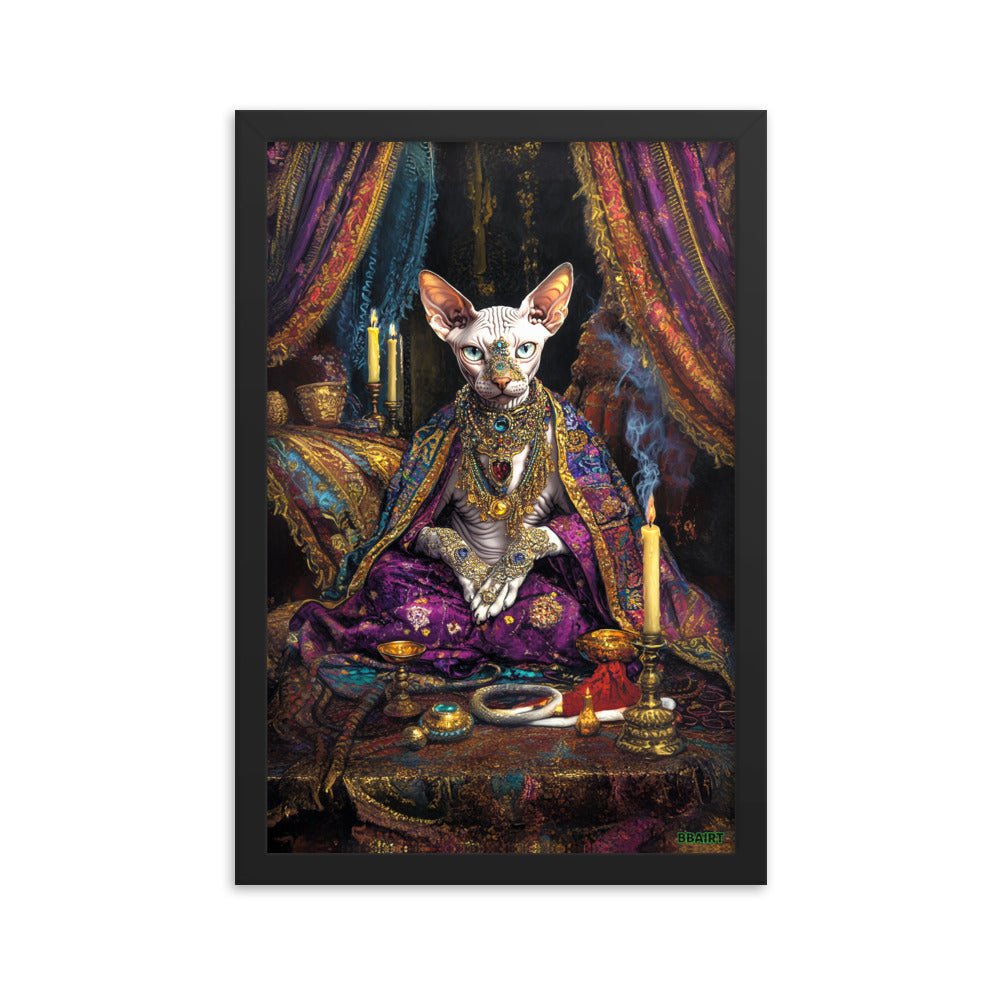 Her Majesty Sphinxara – Framed Photo Paper Poster - BBairt