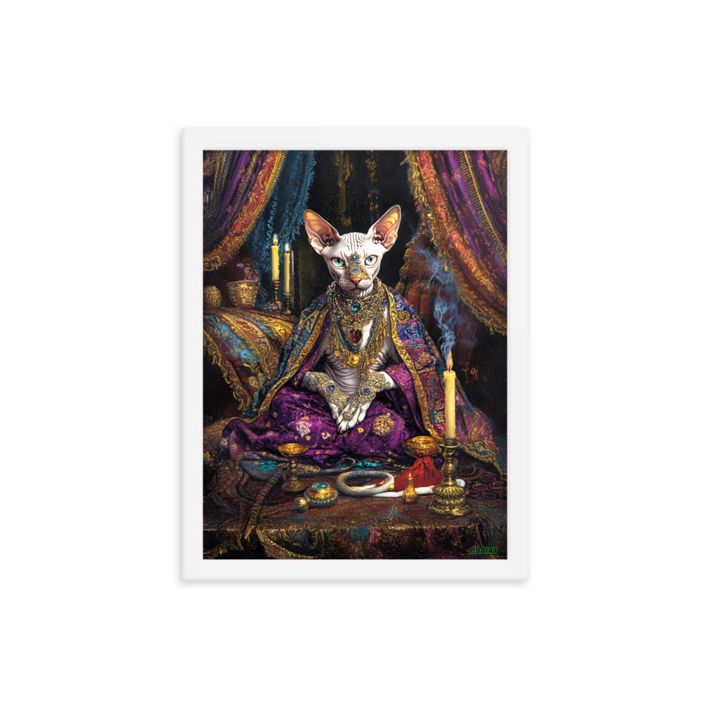 Her Majesty Sphinxara – Framed Photo Paper Poster - BBairt