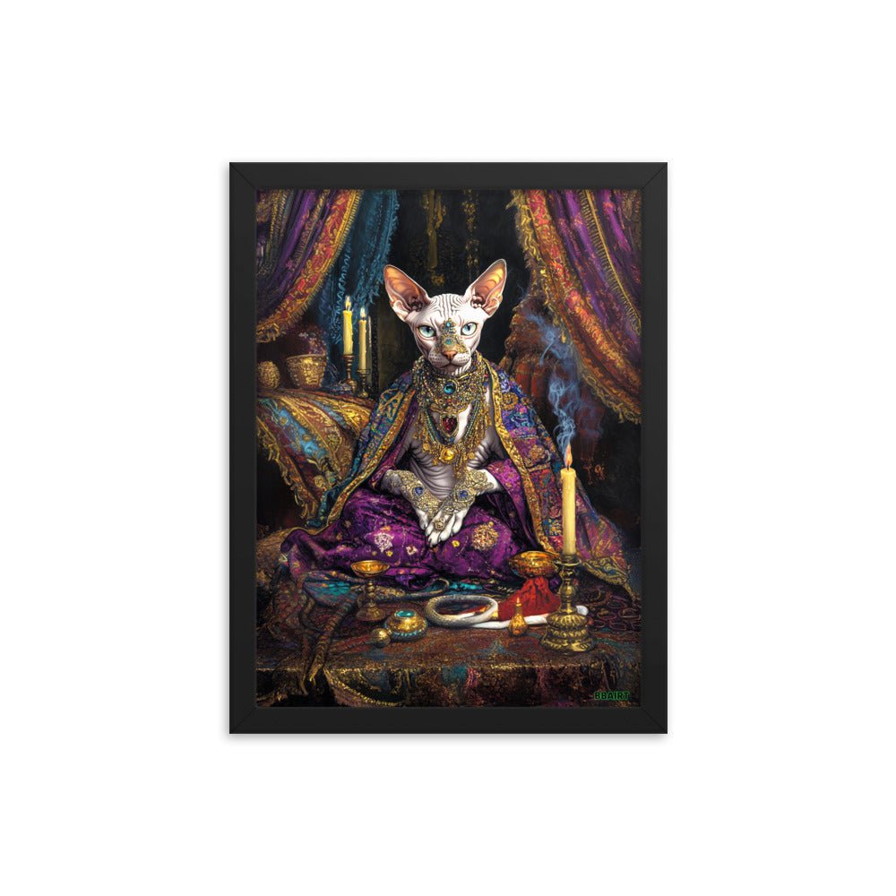 Her Majesty Sphinxara – Framed Photo Paper Poster - BBairt