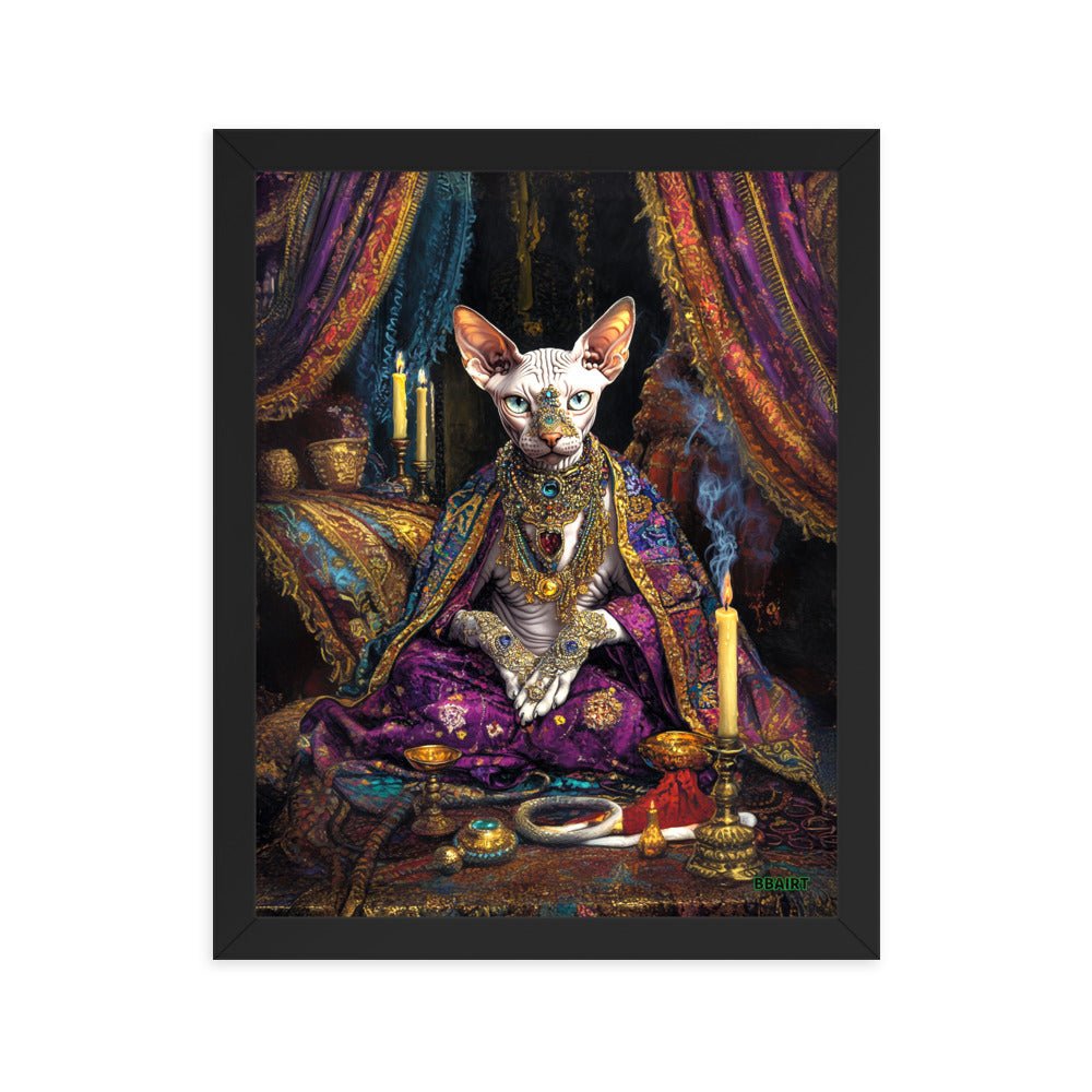 Her Majesty Sphinxara – Framed Photo Paper Poster - BBairt