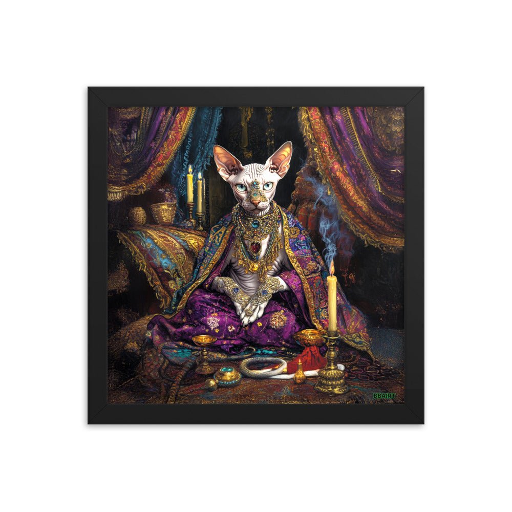 Her Majesty Sphinxara – Framed Photo Paper Poster - BBairt