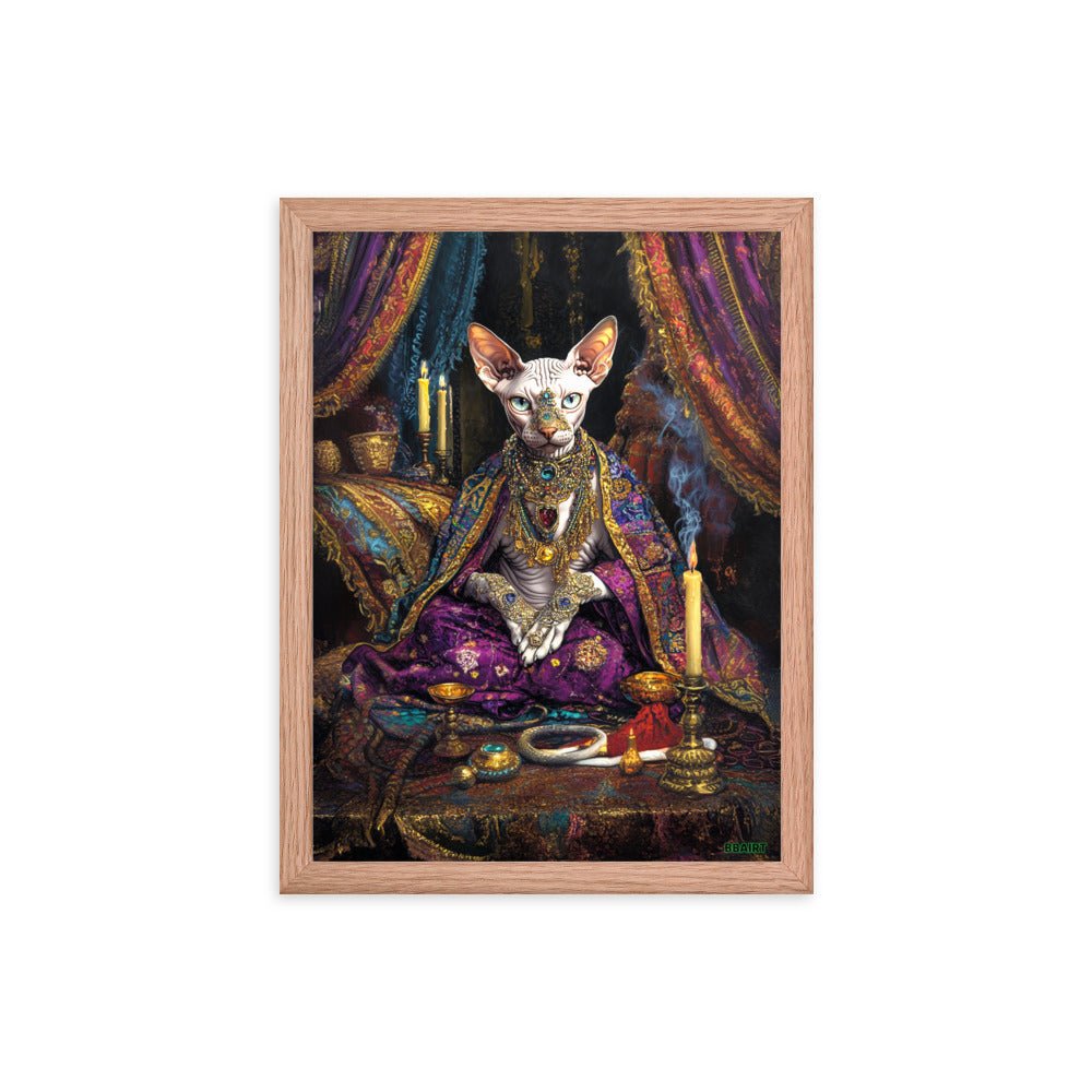 Her Majesty Sphinxara – Framed Photo Paper Poster - BBairt