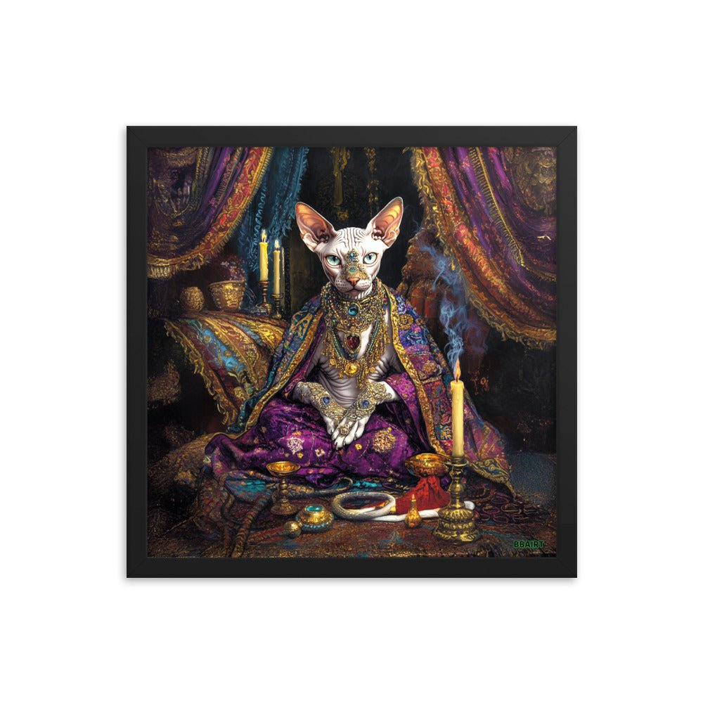 Her Majesty Sphinxara – Framed Photo Paper Poster - BBairt