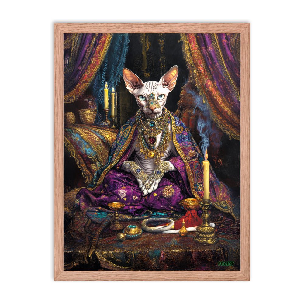 Her Majesty Sphinxara – Framed Photo Paper Poster - BBairt