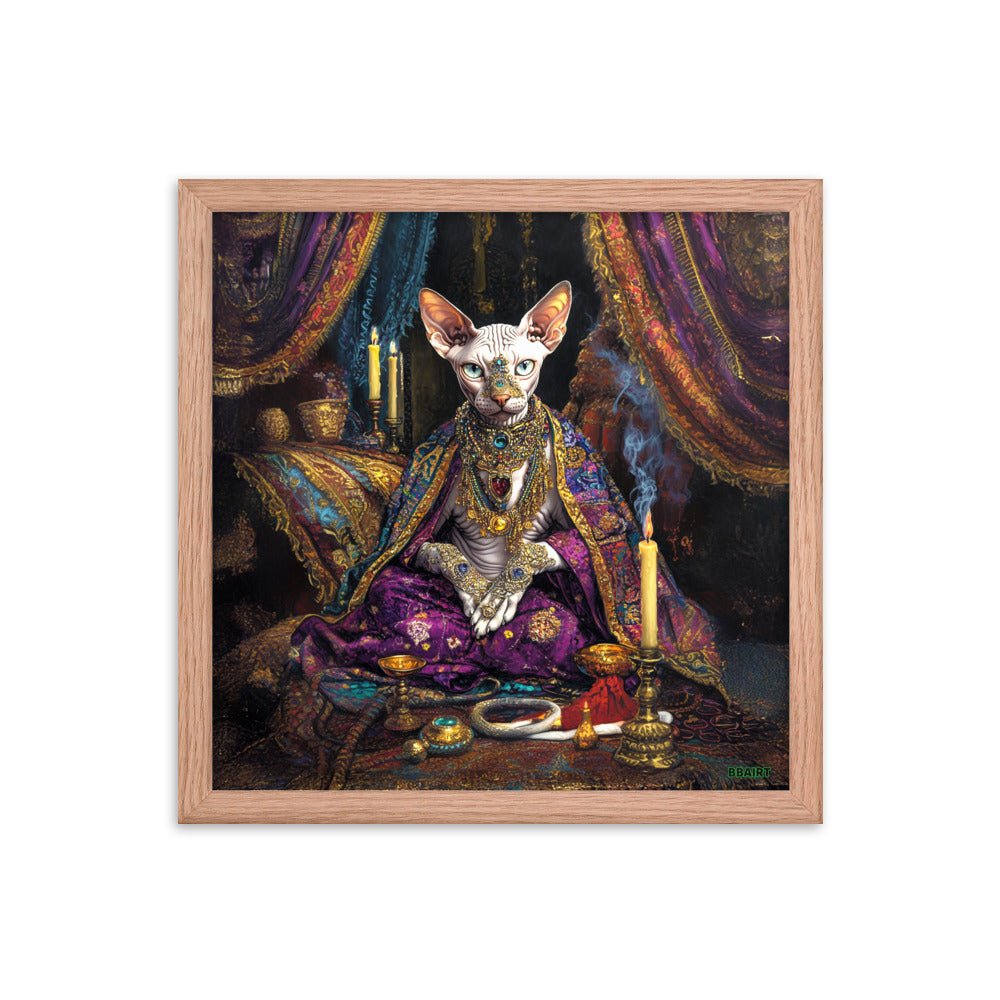 Her Majesty Sphinxara – Framed Photo Paper Poster - BBairt