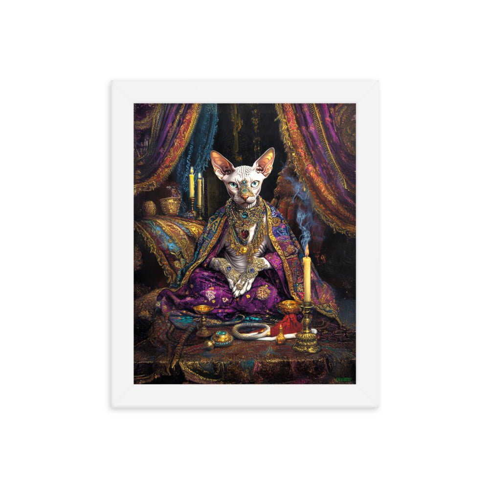 Her Majesty Sphinxara – Framed Photo Paper Poster - BBairt