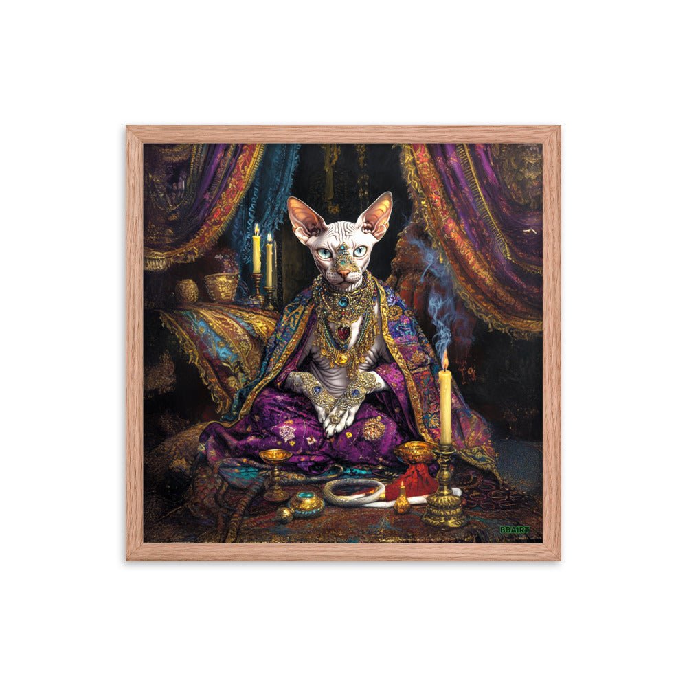 Her Majesty Sphinxara – Framed Photo Paper Poster - BBairt