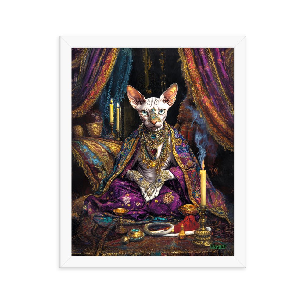 Her Majesty Sphinxara – Framed Photo Paper Poster - BBairt