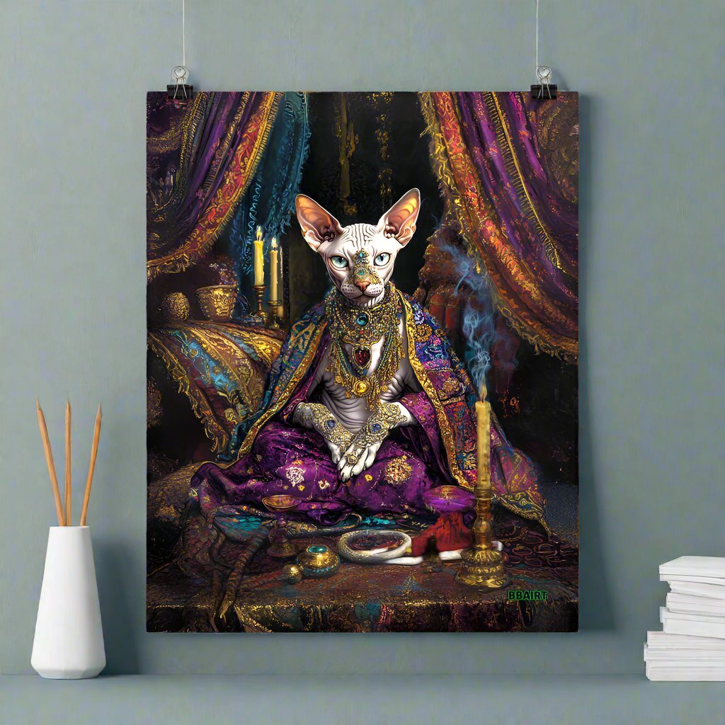 Her Majesty Sphinxara – Photo Paper Poster - BBairt