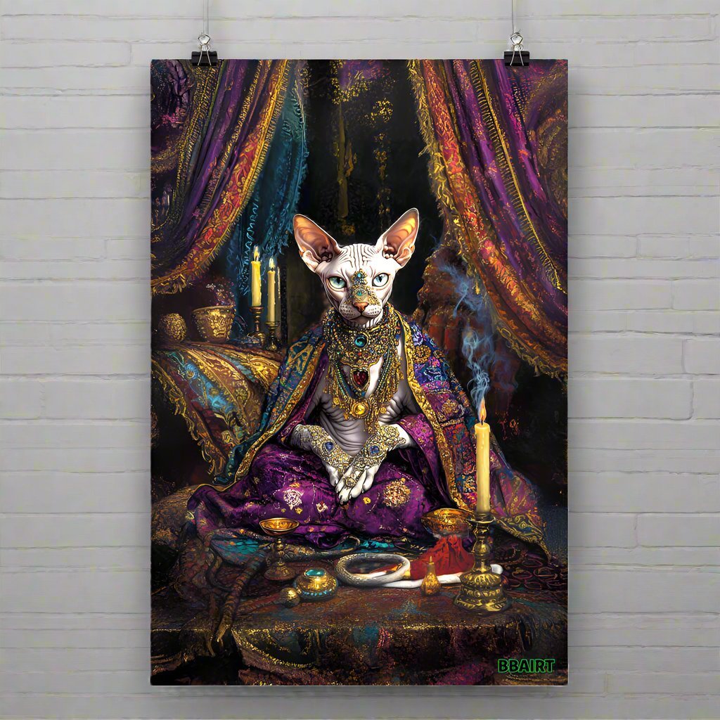 Her Majesty Sphinxara – Photo Paper Poster - BBairt