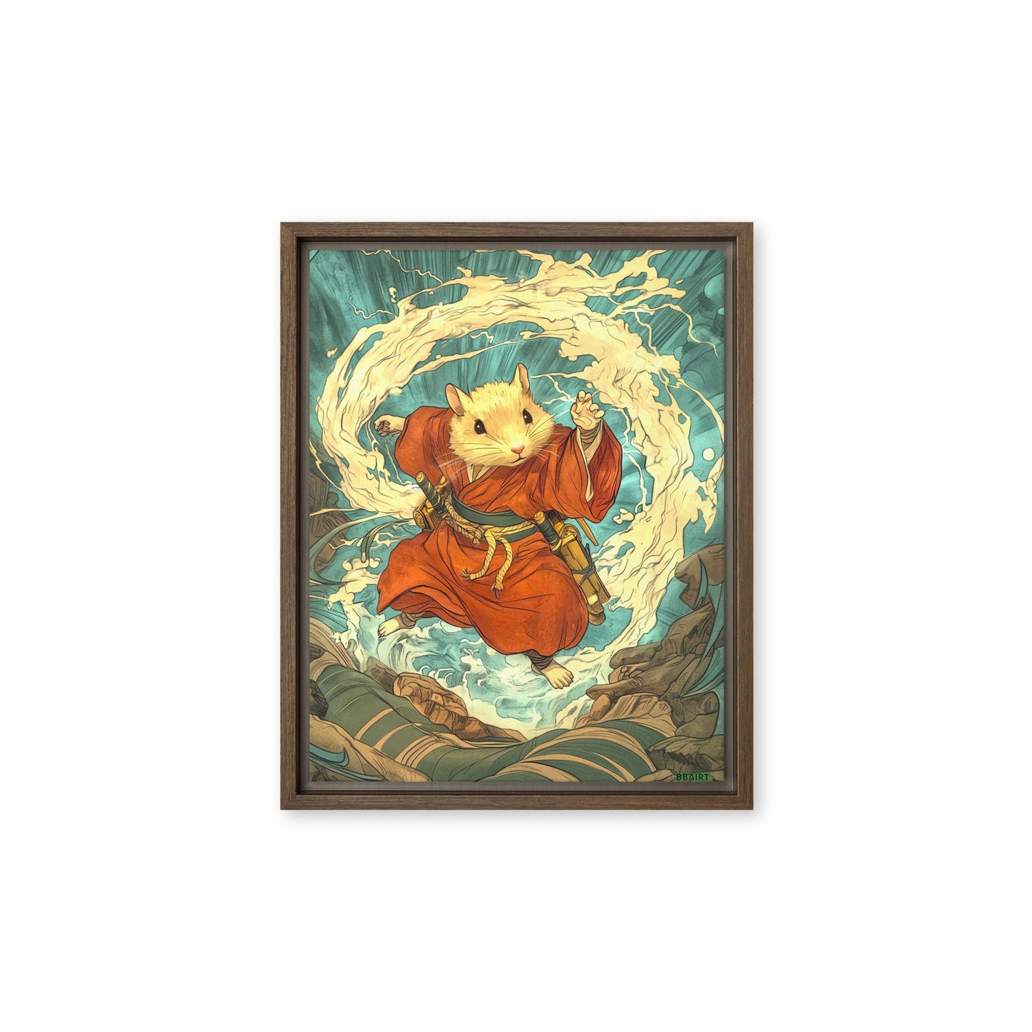 Hiro the Swift – Framed Canvas Print - BBairt