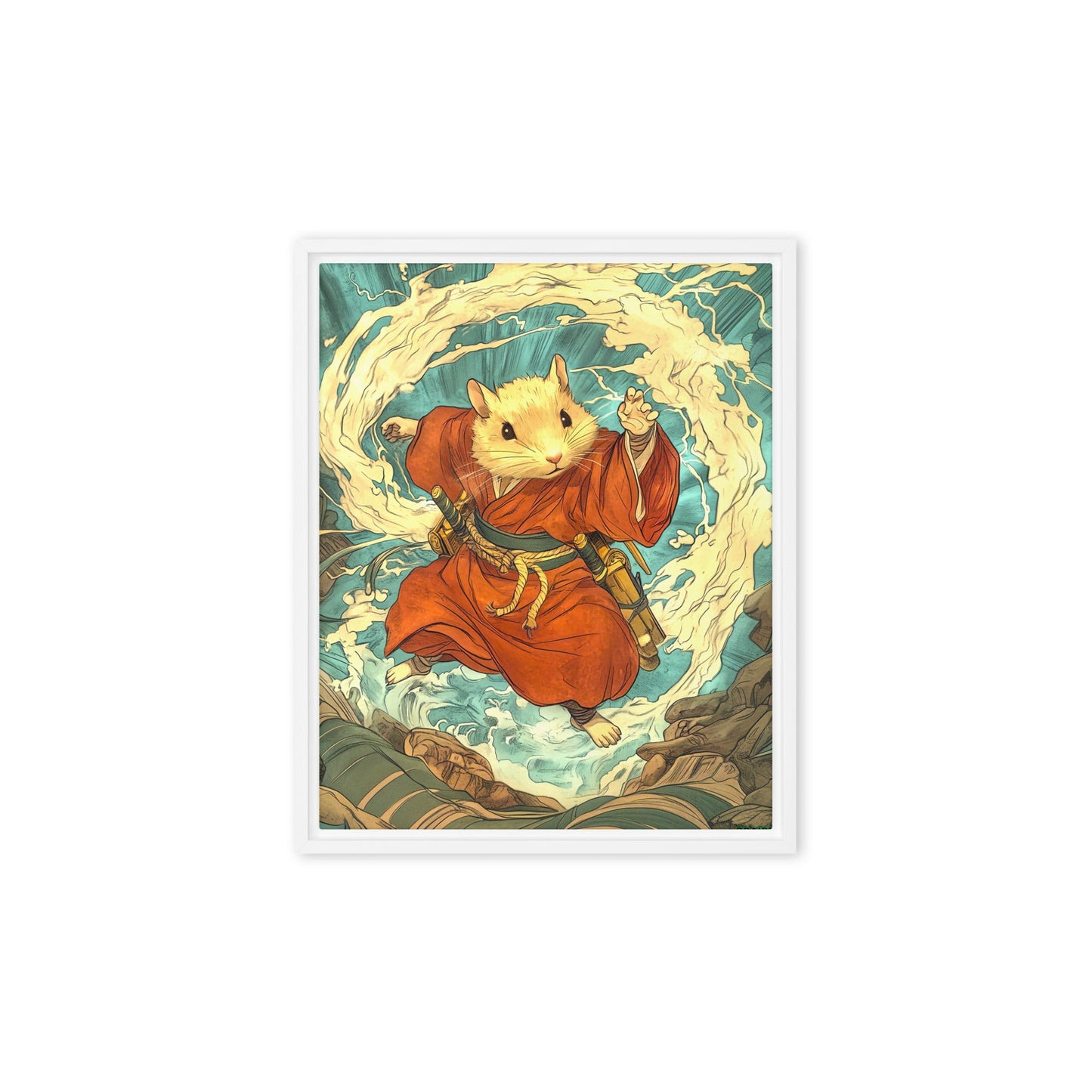 Hiro the Swift – Framed Canvas Print - BBairt