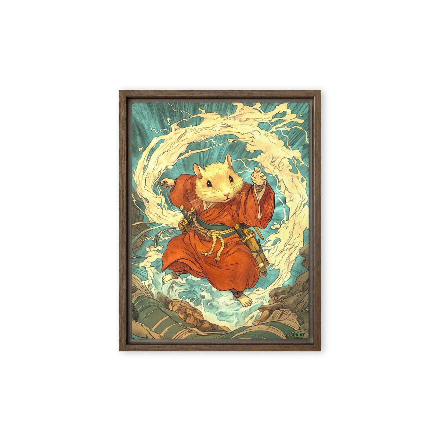 Hiro the Swift – Framed Canvas Print - BBairt