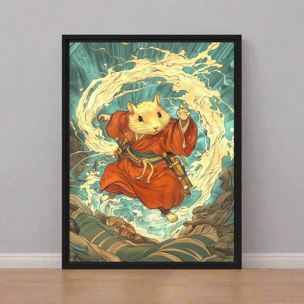 Hiro the Swift – Framed Canvas Print - BBairt