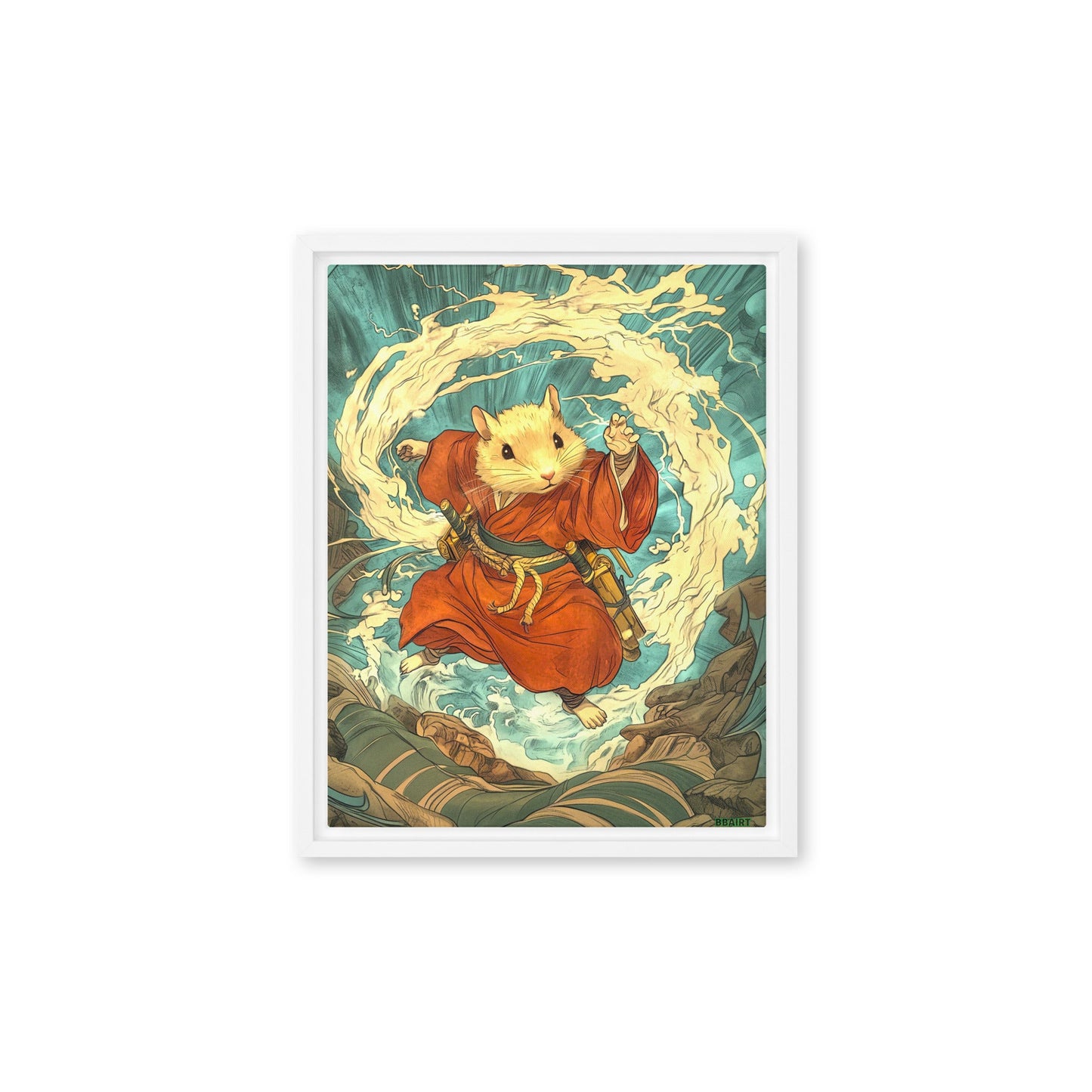Hiro the Swift – Framed Canvas Print - BBairt