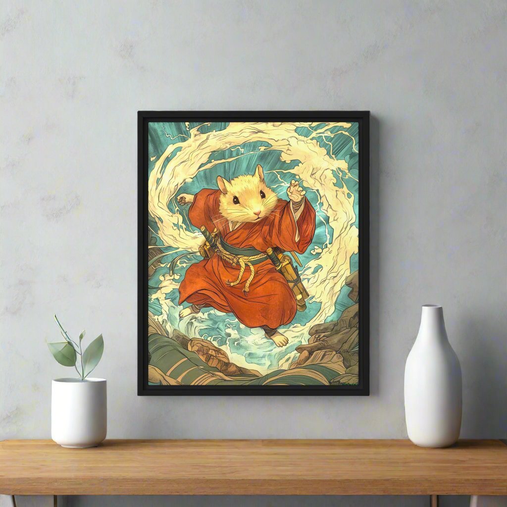 Hiro the Swift – Framed Canvas Print - BBairt