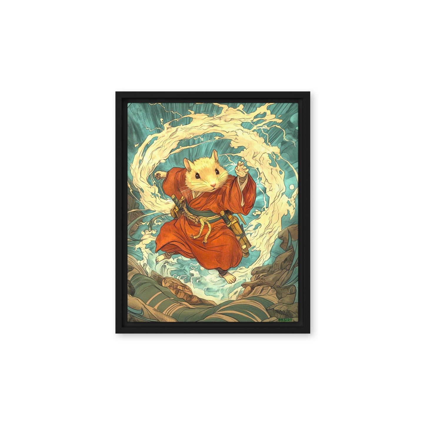 Hiro the Swift – Framed Canvas Print - BBairt