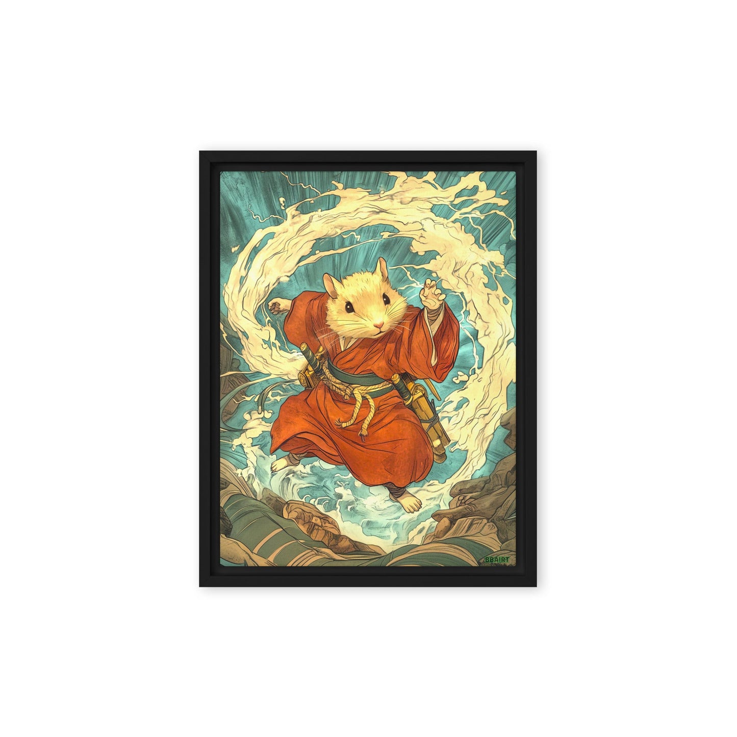 Hiro the Swift – Framed Canvas Print - BBairt