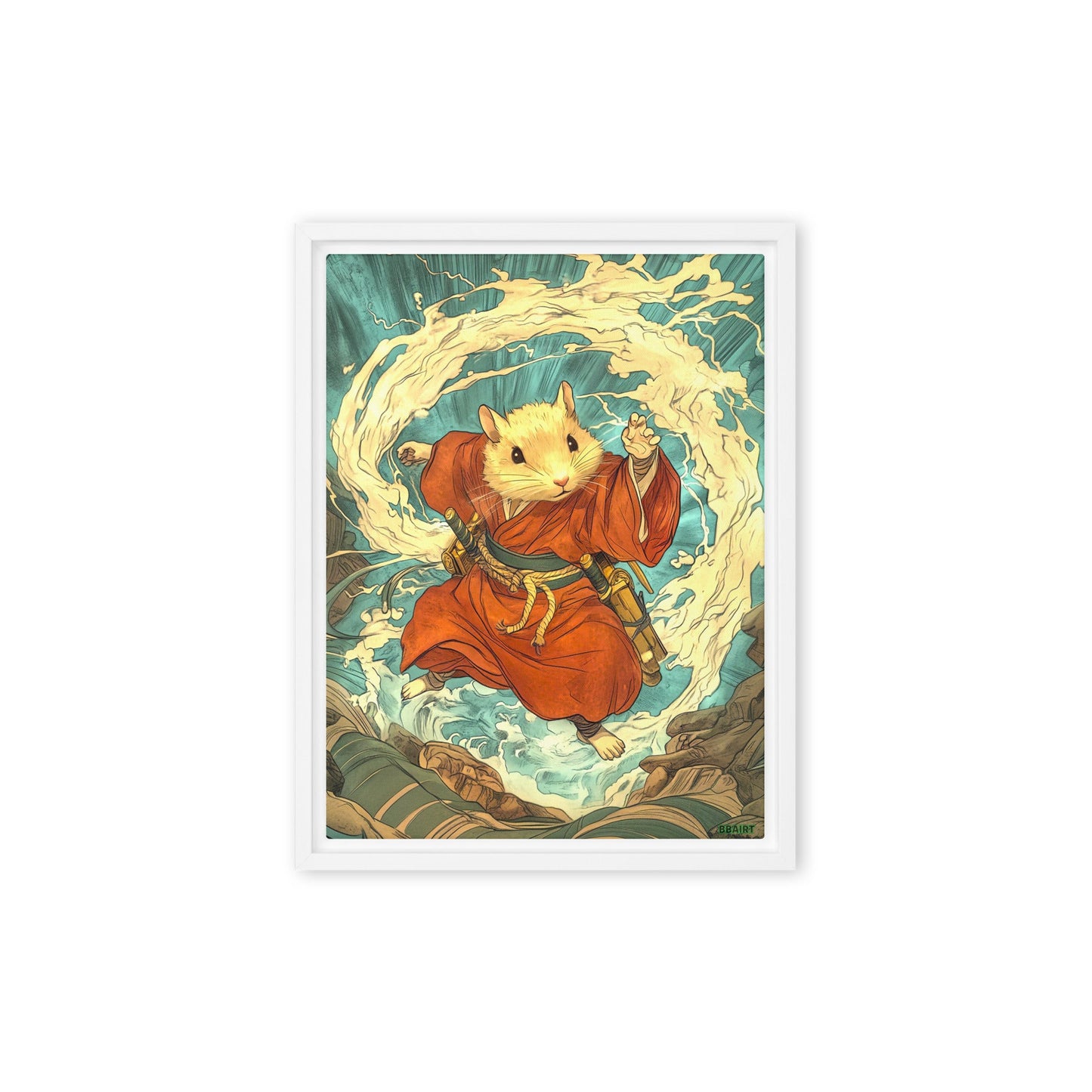 Hiro the Swift – Framed Canvas Print - BBairt